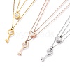 304 Stainless Steel Double Layer Necklaces NJEW-I240-03-1