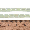 Electroplate Imitation Jade Glass Beads Strands EGLA-Q132-03A-B03-4