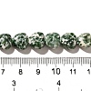 Natural Green Spot Jasper Beads Strands G-R190-10mm-68-5