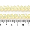 Baking Painted Transparent Glass Beads Strands DGLA-A034-J8MM-D06-4