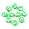 Handmade Polymer Clay Beads CLAY-T019-15E-3