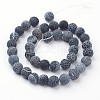 Natural Weathered Agate/Crackle Agate Beads Strands X-G-SR10MM-60-3