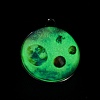 Galaxy Theme Luminous Glass Ball Pendants GLAA-D021-01P-08-4