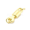 Rack Plating Brass Connector Charms KK-D359-09G-2