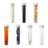 Yilisi Clear Tube Plastic Bead Containers CON-YS0001-01-1