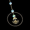 Brass Big Pendant Decorations HJEW-M005-03G-04-3