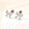 304 Stainless Steel Stud Earrings EJEW-H161-01P-F-2