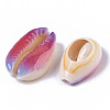 Printed Natural Cowrie Shell Beads X-SSHEL-R047-01-A03-3