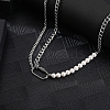 Imitation Pearl Bead Necklaces SQ4668-1