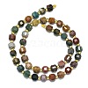 Natural Dalmatian Jasper Beads Strand G-I376-D76-01-2