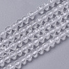 Natural Quartz Crystal Beads Strands G-F596-44-2mm-1