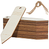 30Pcs Unfinished Wood Pencil Pendants WOOD-SP0001-82-7