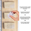 Clear Acrylic Soap Stamps DIY-WH0445-008-5