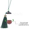 Acorn Wood Diffuser Pendant Decorations HJEW-WH0042-54B-4