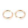 304 Stainless Steel Hoop Earrings EJEW-T048-24C-G-2