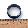 201 Stainless Steel Grooved Finger Ring Settings STAS-TAC0001-10C-L-4