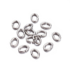 Tarnish Resistant 304 Stainless Steel Open Jump Rings X-STAS-F221-40P-M-1