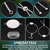 Unicraftale DIY Blank Oval Dome Link Bracelet Making Kit DIY-UN0005-30-5