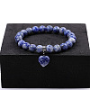 Natural Blue Spot Jasper Stretch Bracelets ZS4670-1-1