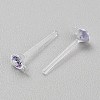 Resin Stud Earring Finding RESI-WH20001-08B-2