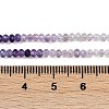 Gradient Color Natural Colorful Fluorite Beads Strands G-H071-A04-01-4