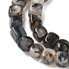 Natural Dragon Veins Agate Beads Strands G-G177-E19-01-3