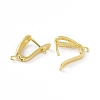 Brass Hoop Earring Findings with Latch Back Closure KK-A172-21G-2