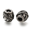 304 Stainless Steel European Beads STAS-D191-08I-AS-1