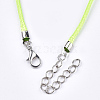 Waxed Cord Necklace Making NCOR-T001-38-3