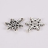 Tibetan Style Alloy Pendantsfit Rhinestone Settings TIBE-N010-43AS-RS-2