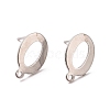 201 Stainless Steel Stud Earring Findings STAS-K241-03P-1