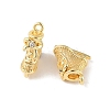 Brass Micro Pave Cubic Zirconia Pendants KK-Q816-26G-2