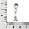 Rack Plating Brass European Dangle Charms KK-R200-02AS-01-3