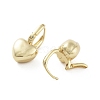 Heart Brass Hoop Earrings EJEW-Q811-08G-2