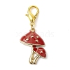 Eco-Friendly Alloy Enamel Pendant Decorations HJEW-JM01800-3