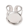 304 Stainless Steel Cuff Ring Components SA-CBA76C4-02P-05-2