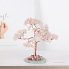 Natural Rose Quartz Tree of Life Feng Shui Ornaments TREE-PW0001-20B-1