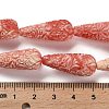 Synthetic Shell Carved Beads Strands SHEL-H007-03B-02-4