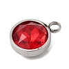 Birthstone Theme January 304 Stainless Steel Pendants STAS-G082-17P-01-2