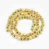 Electroplate Non-magnetic Synthetic Hematite Beads Strands X-G-Q465-34G-2