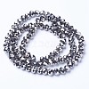 Electroplate Transparent Glass Beads Strands LS-EGLA-A034-T8mm-UA03-2