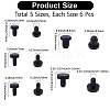 30Pcs 5 Styles Silicone Bottle Seal Plug FIND-GF0008-86-2