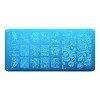 Stainless Steel Nail Art Templates Stamping Plate Set MRMJ-S048-023-1