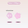 200Pcs 2-Hole Resin Buttons RESI-SP0001-52A-2