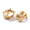 Rack Plating Brass Glass Charms KK-D070-05G-3