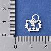 925 Sterling Silver Chinese Zodiac Outline Charms STER-P066-02S-03-3