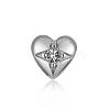 316L Surgical Stainless Steel Micro Pave Clear Cubic Zirconia Tongue Rings FS-WG6EDE0-02-1