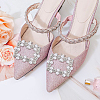 2 Styles Alloy Rhinestone Shoe Decorations FIND-GO0002-29-7