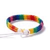 Rainbow Pride Bracelet BJEW-F422-01A-3