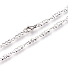 304 Stainless Steel Link Necklaces NJEW-G313-06P-2